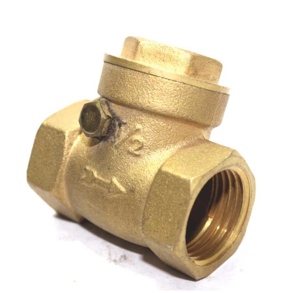 Brass non-return valve hot cold water 1/2"bsp NRV5 