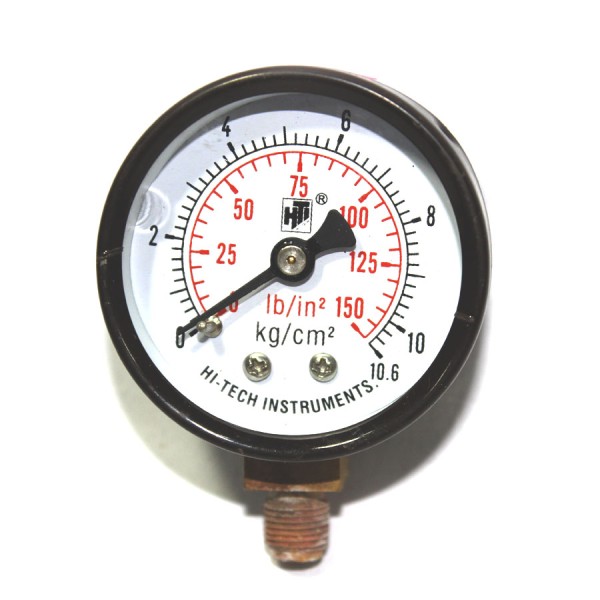2 Inch Pressure Gauge 1/8 BSP Bottom Entry 50mm dial 0-200 ps 