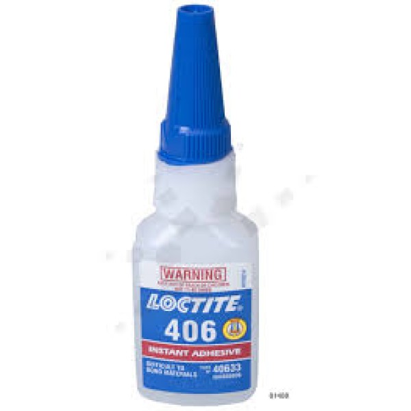 LOCTITE 406 instant adhesive, Rapid bonding of plastics and rubbers, Makes O-Rings Instantly