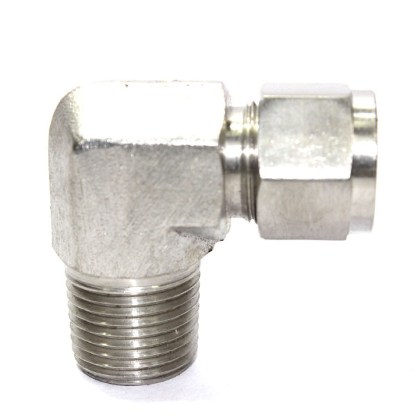 Compression Male Elbow Double Ferrule Stainless Steel SUS SS 304 NPT 
