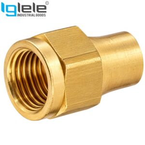 Iglele® Brass Long Neck Flare Nut
