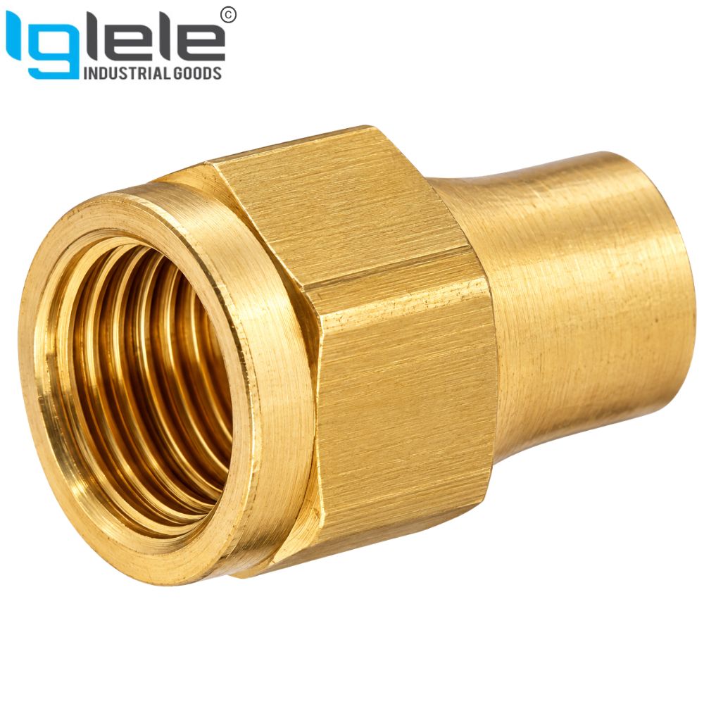 Iglele® Brass Long Neck Flare Nut