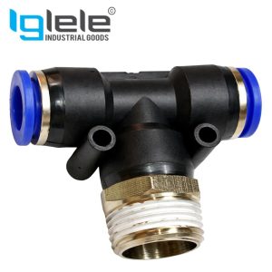 PU Tee Male Branch Pneumatic