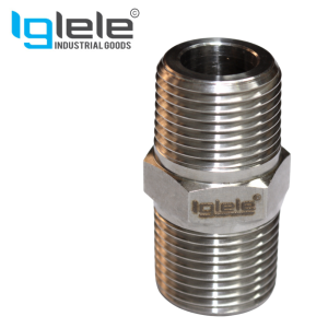 SS Nipple Npt Hex SS 304 6000 PSI