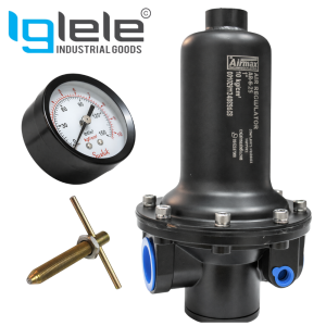 IGLELE × Airmax Heavy-Duty RM Series Air Pressure Regulator