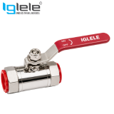 SS SOLID BALL VALVE HEAVY DUTY SS 304 SCREWED UPTO 21/KG/CM