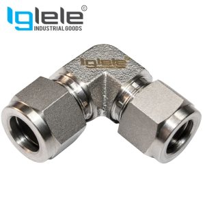 SS Elbow Union Equal Connector Compression Double Ferrule OD Fitting Stainless Steel 304.