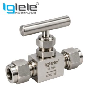 IGLELE SS INSTRUMENTATION NEEDLE VALVE FERRULE FITTING OD 316 (6000PSI)