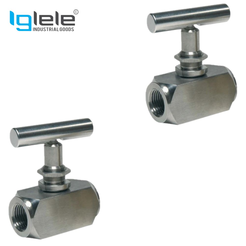 RFS Stainless Steel 316 Straight Needle Valve, 3/8" NPT Female