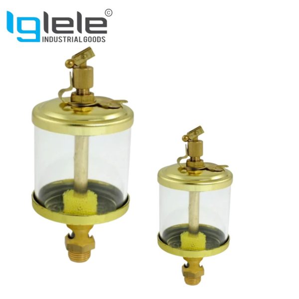Metal & Glass Cup  Drop Feed Oil Lubricator - Image 2