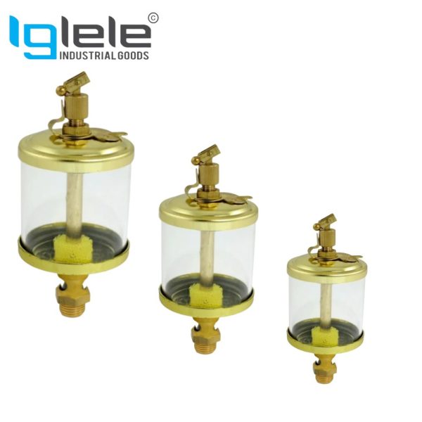 Metal & Glass Cup  Drop Feed Oil Lubricator - Image 3
