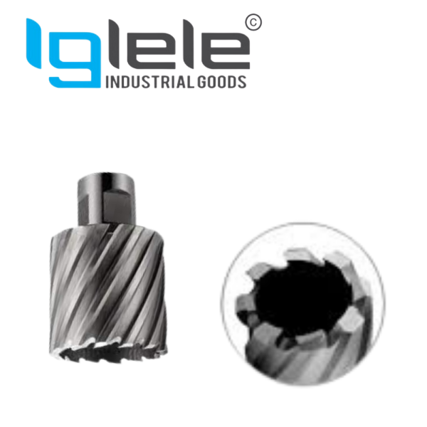 Broachcutter TCT Annular Cutter Weldon Shank -100 mm Weldon Shank 19.05mm for Ø up to 60mm & 31.75mm for Ø > 61mm - Image 3