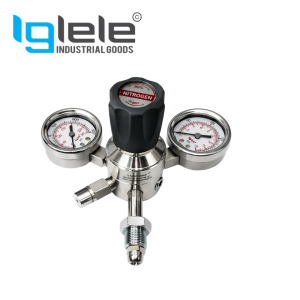 Iglele SS Single Stage - Double GAUGE hIGH PRESSURE PRESSURE REGULATOR