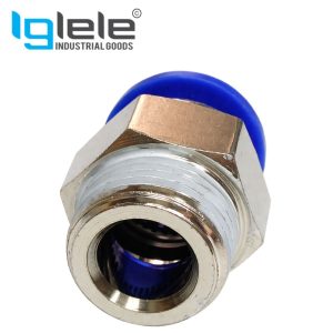 PU Male Connector Pneumatic Push-in Air Fitting (Aeroflex / Imported Equivalent)