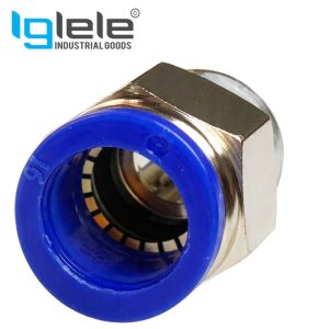 PU Male Connector Pneumatic Push-in Air Fitting (Aeroflex / Imported Equivalent)