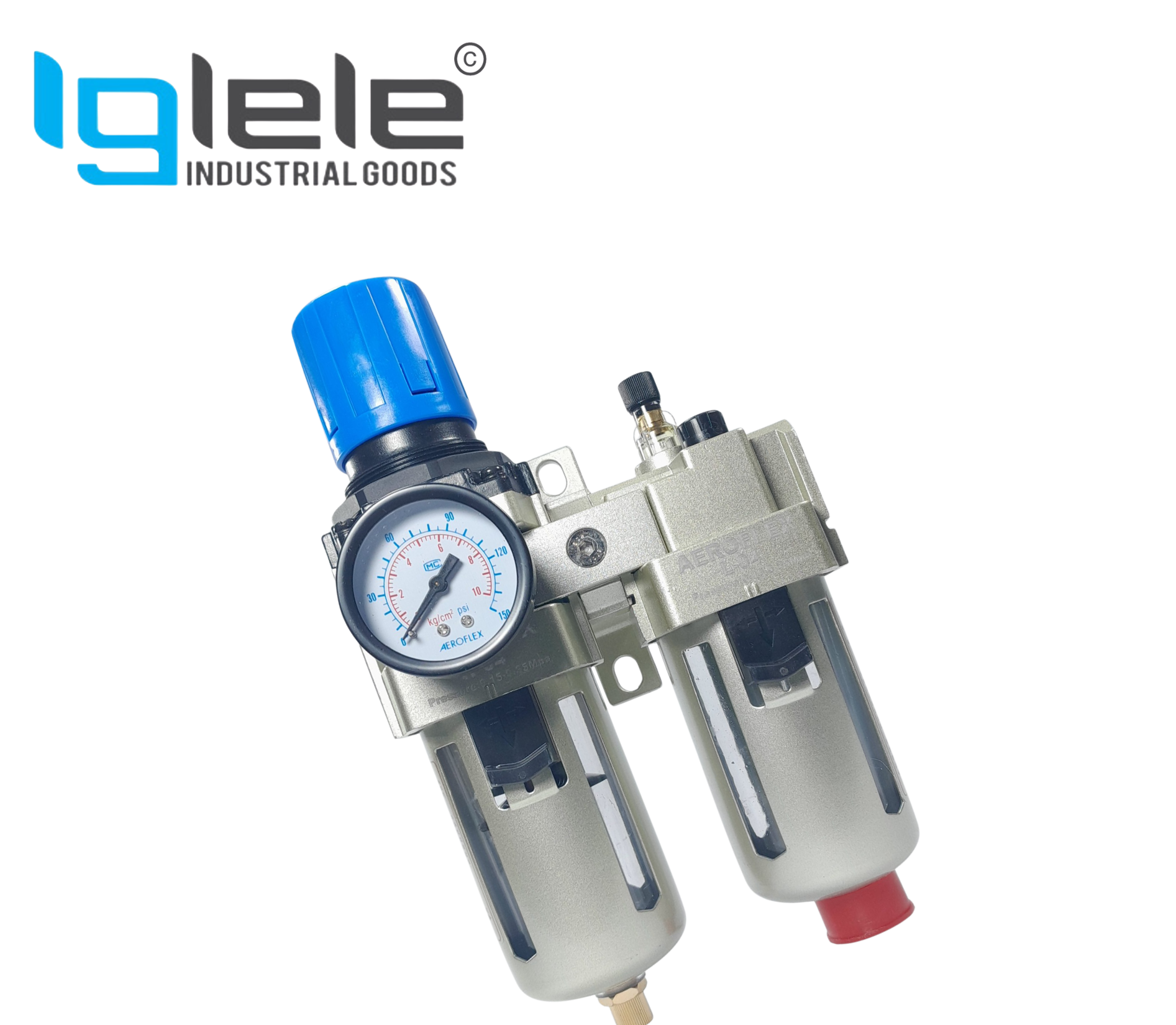 SKU-3FRL02-_Aeroflex-FRL-Air-Filter-Regulator-Lubricator-Unit-Screwed-Aluminum-FRL-Type.