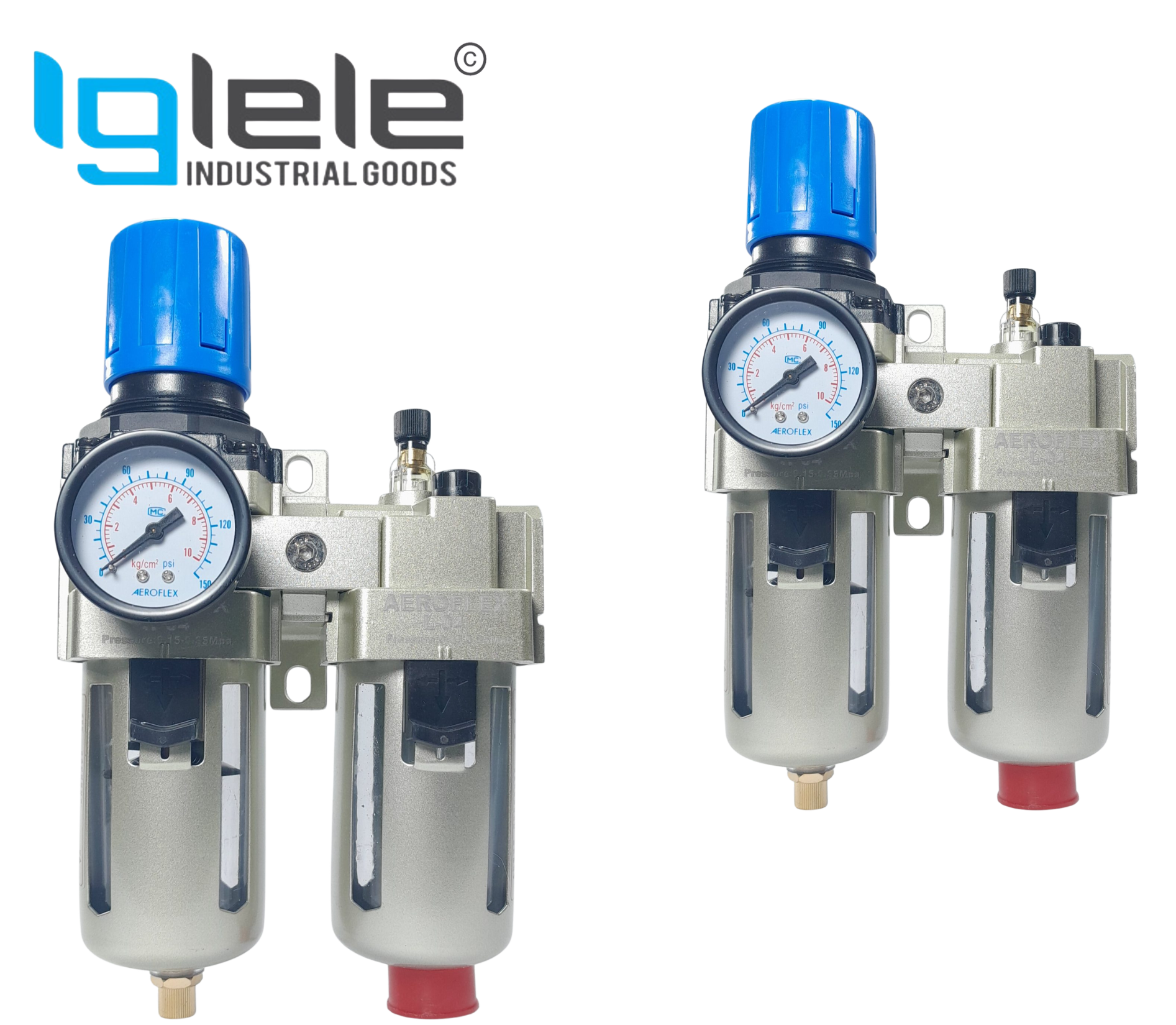 SKU-3FRL02-_Aeroflex-FRL-Air-Filter-Regulator-Lubricator-Unit-Screwed-Aluminum-FRL-Type.