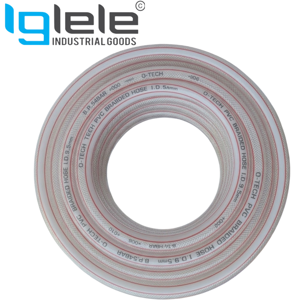 PVC Nylon Braided Hose – Heavy Duty Reinforced Water & Air Hose (Per Meter) - Image 2