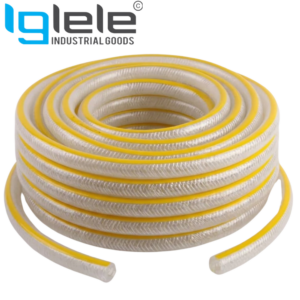 Yellow PVC Braided Hose – Flexible Reinforced Water & Air Hose (Per Meter)