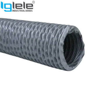 Grey PVC Duct Hose – Heavy Duty Flexible Air, Dust & Fume Extraction Hose (Per Meter)
