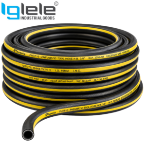 Heavy Duty Air Drill Rubber Hose – High Pressure Pneumatic Tool Hose (Per Meter)