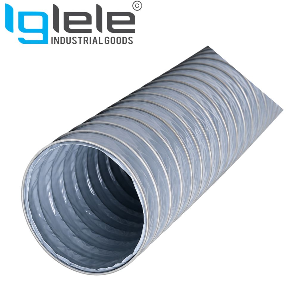 PVC Fabric Duct Hose – Flame Retardant Flexible HVAC Ventilation & Fume Extraction Hose (Per Meter) - Image 2