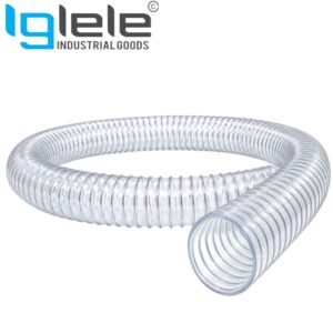 Food Grade Transparent PVC Duct Hose – Heavy Duty Flexible Air, Dust & Powder Transfer Hose (Per Meter)