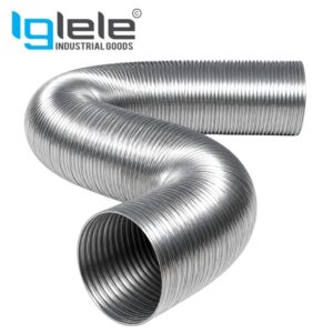 Aluminium Semi-Rigid Flexible Duct Hose – Ventilation & Air Exhaust Hose (3 Meter)