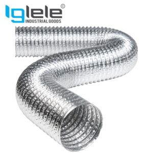 Aluminium Foil Hose - 100°C (ALL100) (7.5 Mtrs Length)