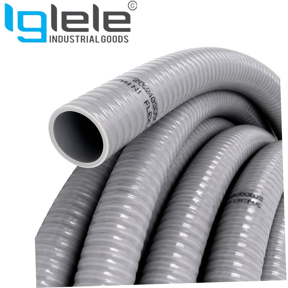 PVC Grey Heavy Duty Suction Hose – Industrial Water Suction Hose (Per Meter) - Image 2