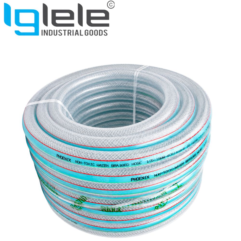 PVC Water Braided Hose – Flexible Reinforced Water & Air Hose (Per Meter)