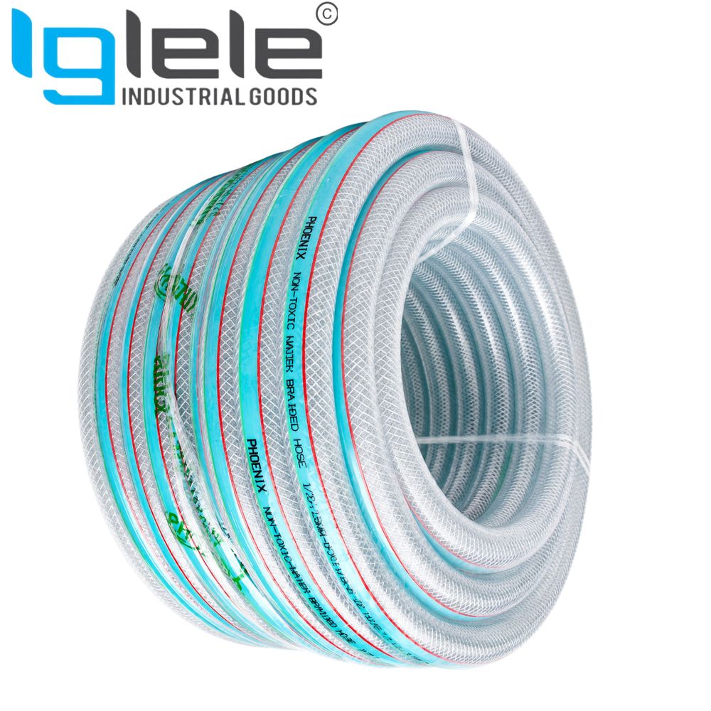 PVC Water Braided Hose – Flexible Reinforced Water & Air Hose (Per Meter) - Image 3