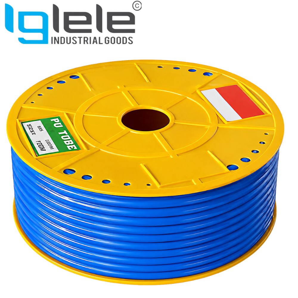 Blue Polyurethane (PU) Pneumatic Air Tube – Flexible Industrial Air Hose PU Tubes (Per Meter) - Image 2