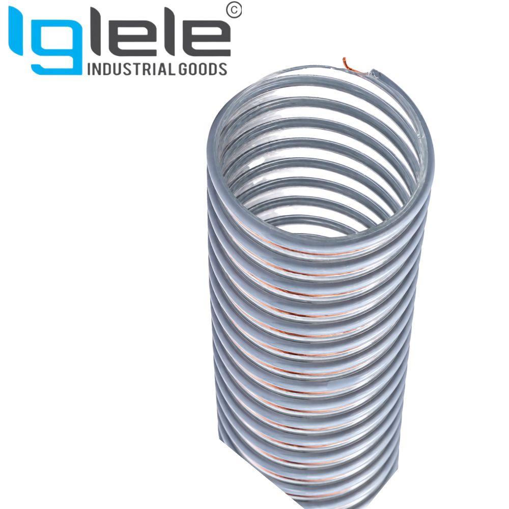 Anti-Static PU Duct Hose with PVC Wire Reinforcement (25 Meter Roll) - Image 2
