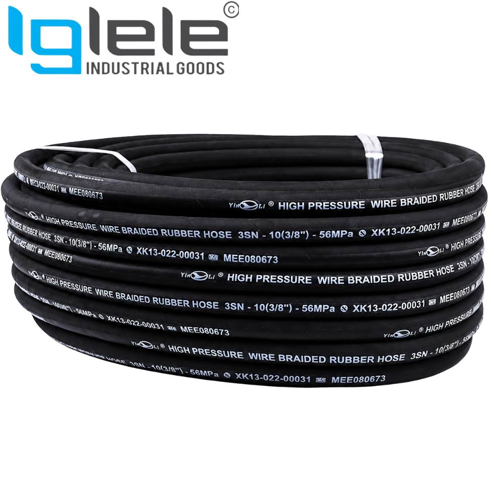 SAE 100 R1 Hydraulic Hose – High Pressure Steel Wire Braided Hydraulic Hose (Per Meter) - Image 3