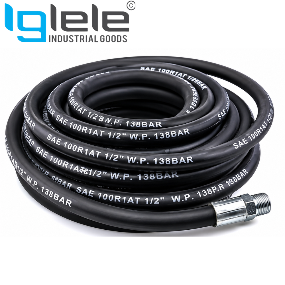 SAE 100 R1 Hydraulic Hose – High Pressure Steel Wire Braided Hydraulic Hose (Per Meter)