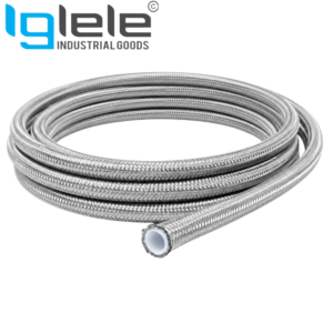 SS304 Braided PTFE (Teflon) Hose – High Pressure Chemical Resistant Flexible Hose (Per Meter)