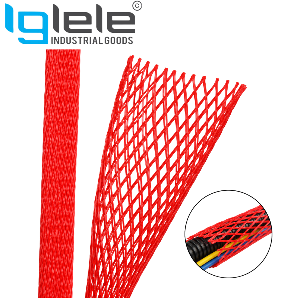 PVC Net Sleeving – Expandable Cable Protection Sleeve (25 Meter Roll)