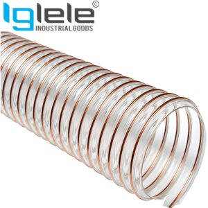 Heavy Duty PU Duct Hose with Copper Wire – Flexible Air, Dust & Fume Hose (15 Meter Roll)