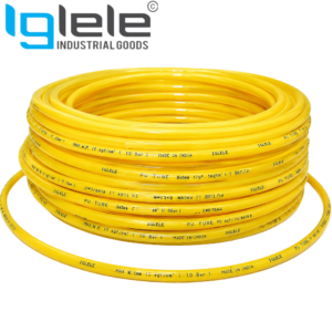 Yellow Polyurethane Pneumatic Tube – Flexible Industrial Air Hose PU Tubes(Per Meter)